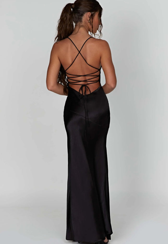 Keyleigh | maxi slit dress - Novela New York
