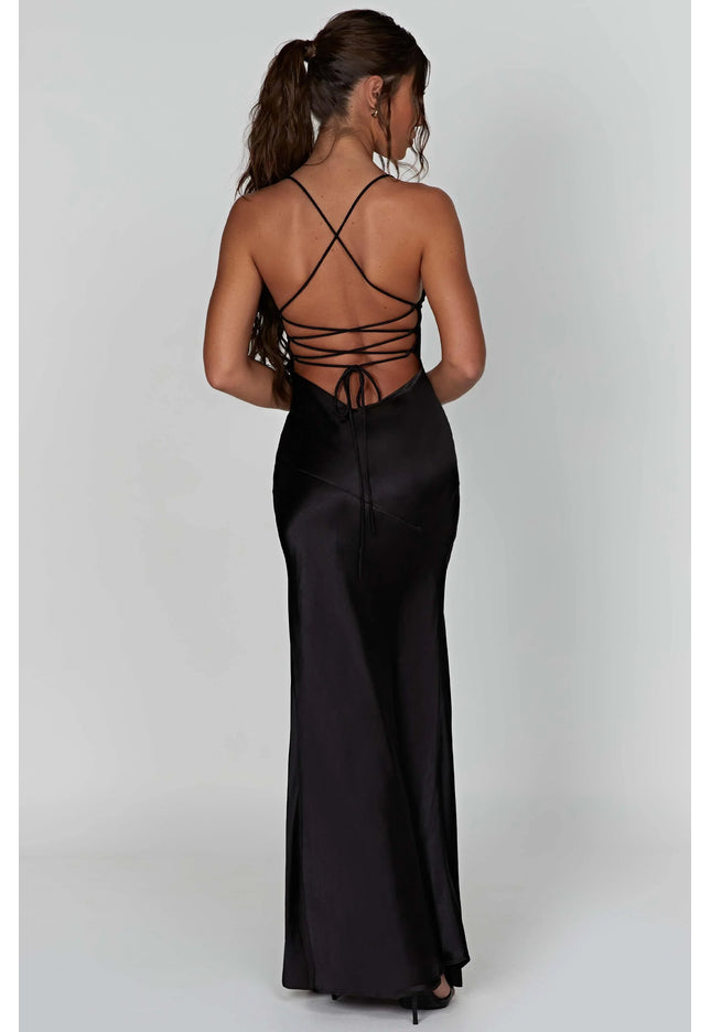 Keyleigh | maxi slit dress - Novela New York