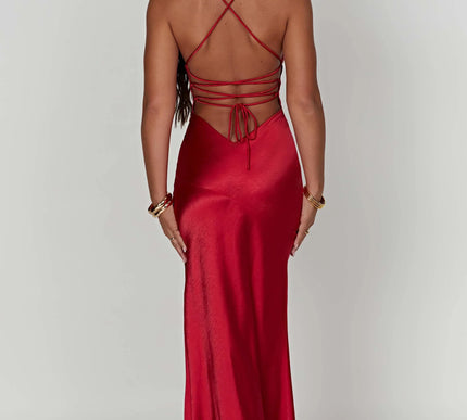 Keyleigh | maxi slit dress - Novela New York