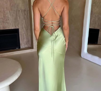Keyleigh | maxi slit dress - Novela New York
