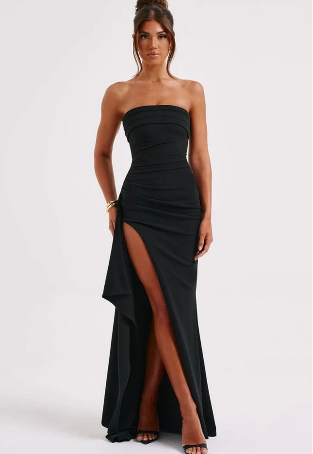 Gabriella | maxi slit dress - Novela New York