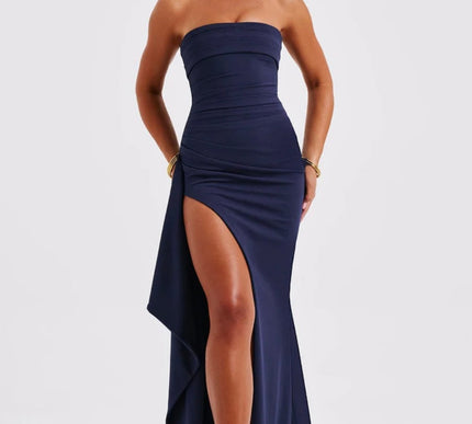Gabriella | maxi slit dress - Novela New York
