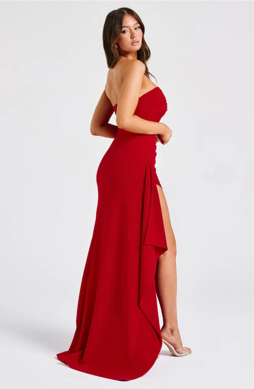 Gabriella | maxi slit dress - Novela New York