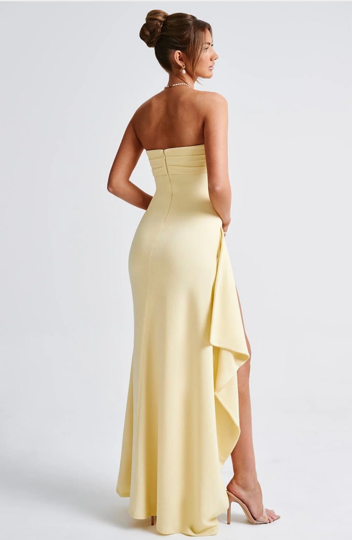 Gabriella | maxi slit dress - Novela New York