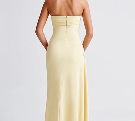 Gabriella | maxi slit dress - Novela New York