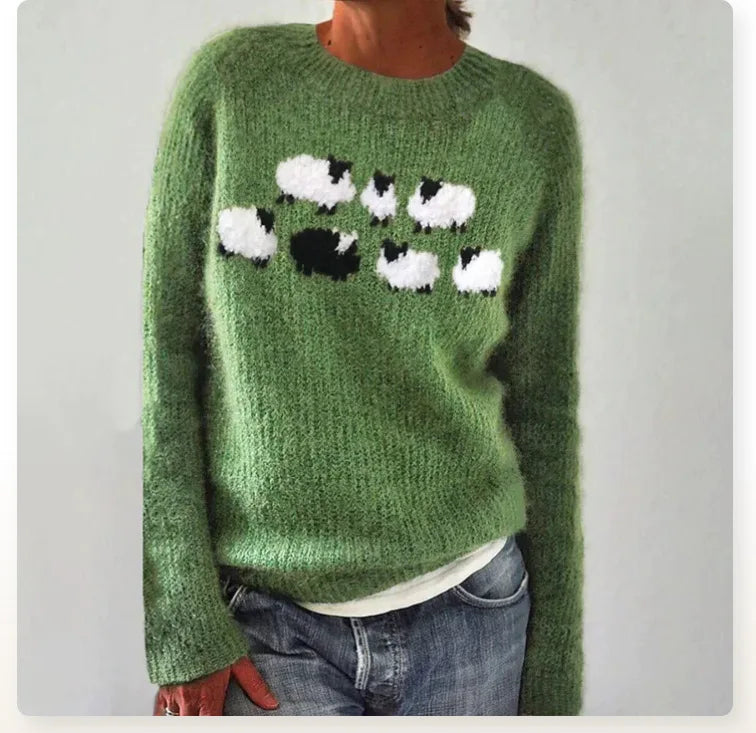 Lina | Cute Sheep Sweater - Novela New York