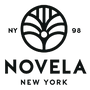 Black and white logo of Novela New York on a white background