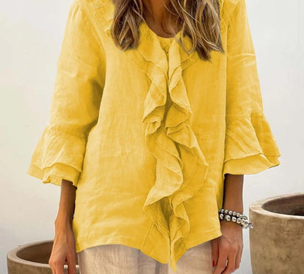 Cherry™ | Stylish Ruffled Blouse - Novela New York