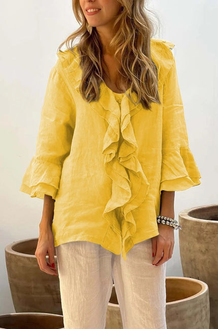 Cherry™ | Stylish Ruffled Blouse - Novela New York