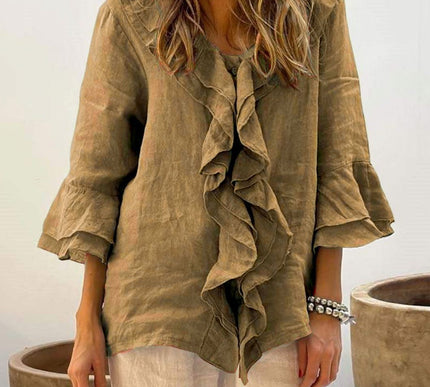 Cherry™ | Stylish Ruffled Blouse - Novela New York