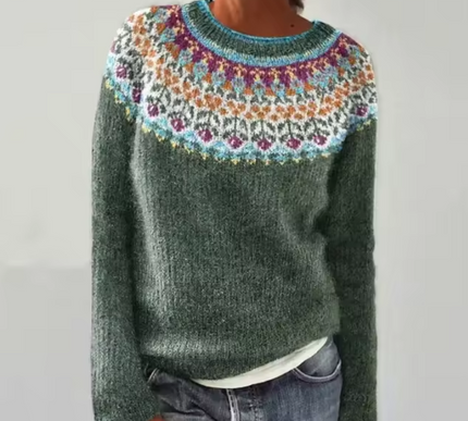 Silvana | Cozy Retro Sweater - Novela New York