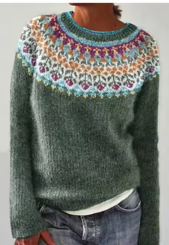 Silvana | Cozy Retro Sweater - Novela New York