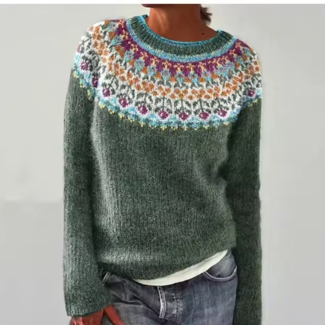 Silvana | Cozy Retro Sweater - Novela New York