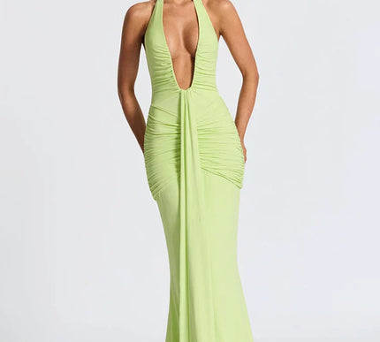 Riva | Deep V-Neck & Dazzling Drop - Novela New York