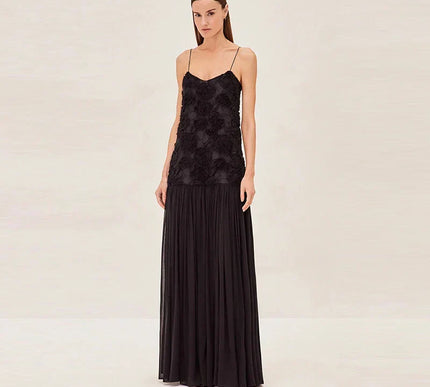 Liora | Black Dress & Floral Grace - Novela New York
