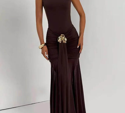 Selma | Sculpted Mermaid Gown - Novela New York