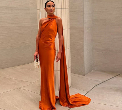 Amaya | Draped Dress & Solar Charisma - Novela New York