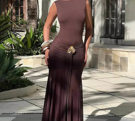 Selma | Sculpted Mermaid Gown - Novela New York