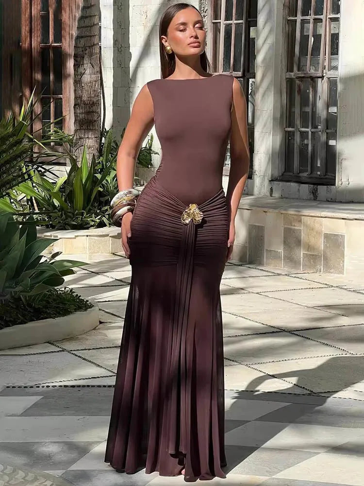 Selma | Sculpted Mermaid Gown - Novela New York