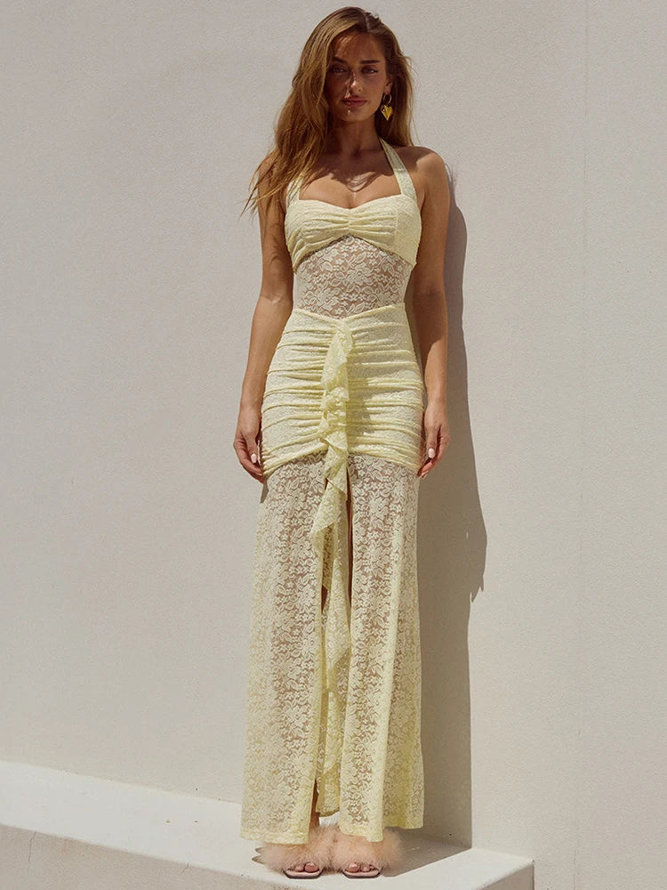 Léana | Sensual Lace & Romantic Slit - Novela New York