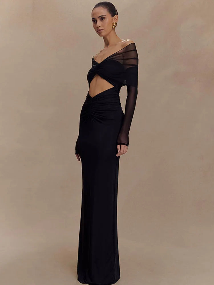 Aylin | Off-Shoulder Dress & Sculpting Detail - Novela New York