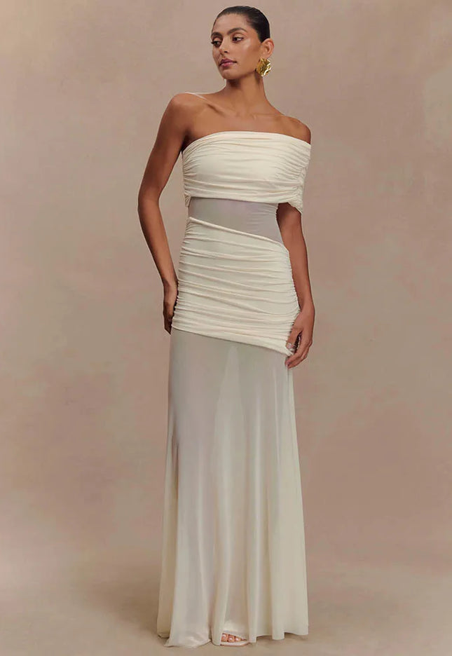 Soraya | Draped Dress & Pure Elegance - Novela New York