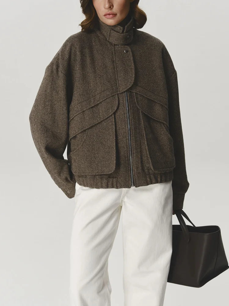 Women’s Cropped Zip Jacket - Novela New York