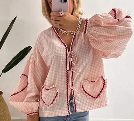 Mila™ | Heart Blouse - Novela New York