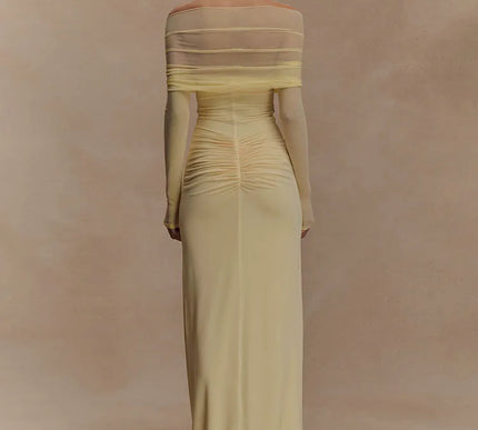 Aylin | Off-Shoulder Dress & Sculpting Detail - Novela New York