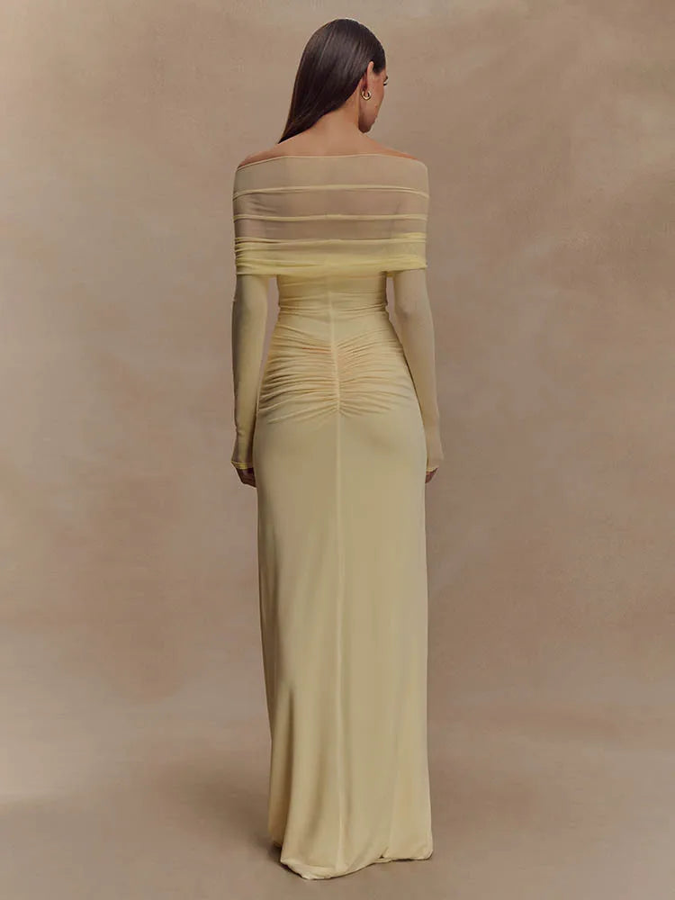 Aylin | Off-Shoulder Dress & Sculpting Detail - Novela New York