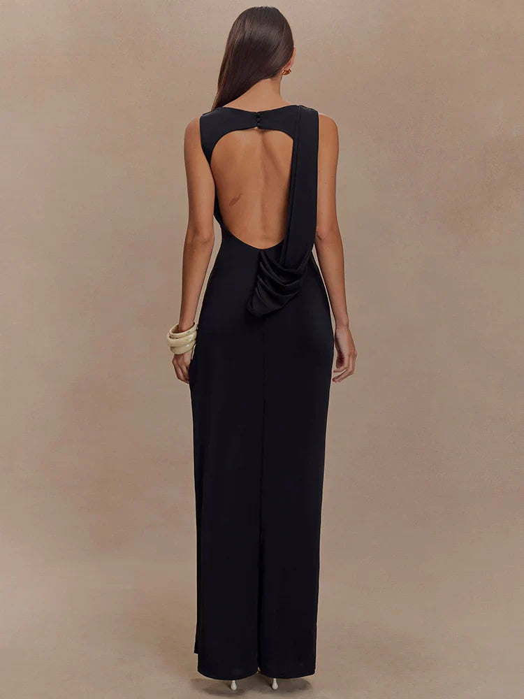Maeva | Draped Elegance Dress - Novela New York