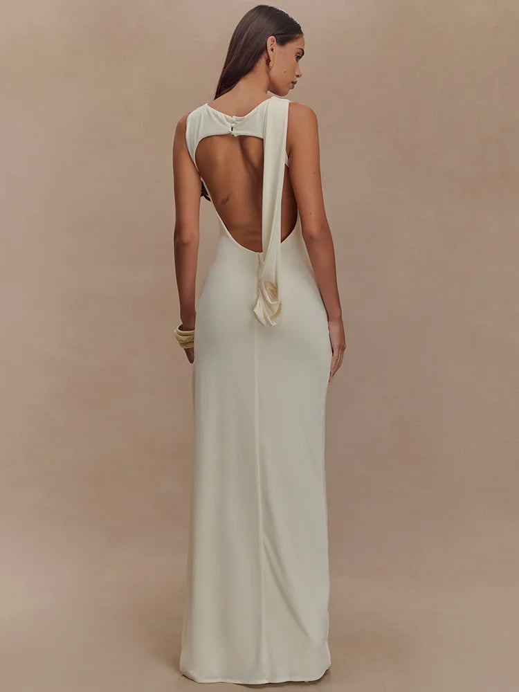 Maeva | Draped Elegance Dress - Novela New York