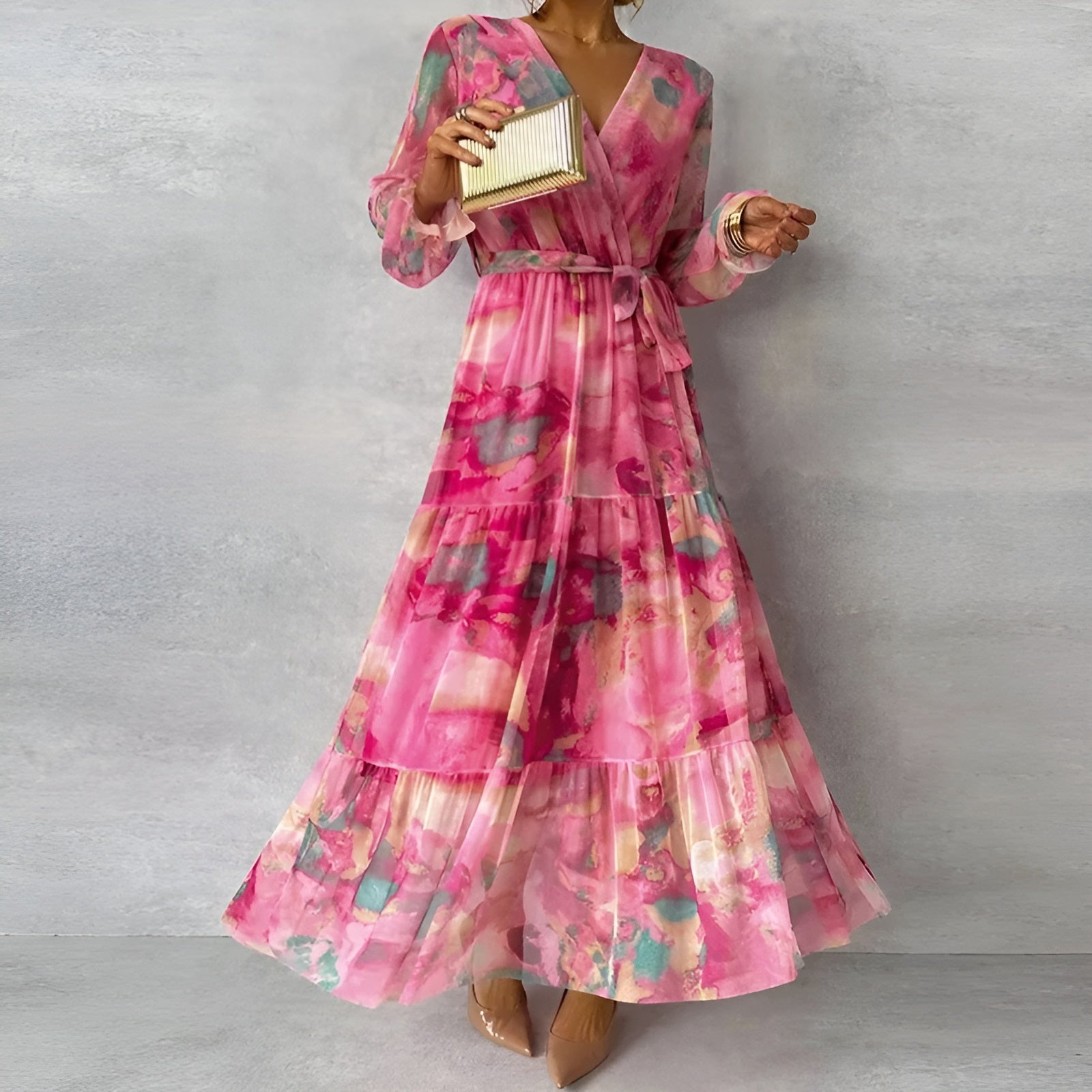 IDALIA | ELEGANT FLOWING DRESS - Novela New York