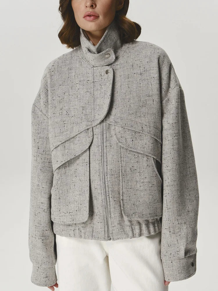 Women’s Cropped Zip Jacket - Novela New York