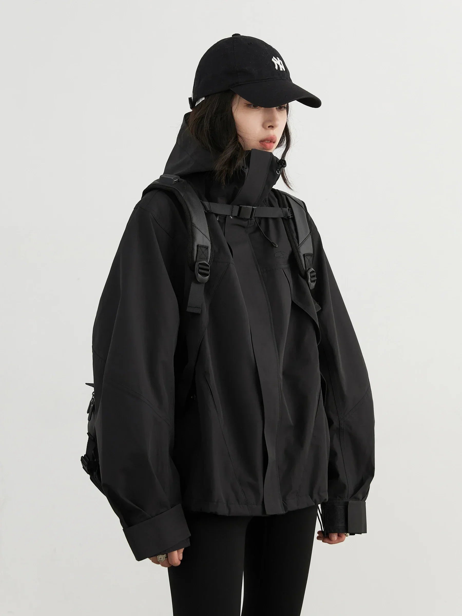Women’s Hooded Short WindBreaker Jacket - Novela New York