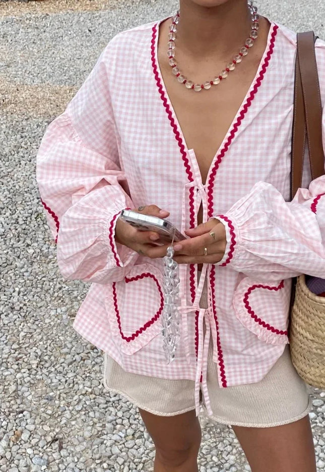 Mila™ | Heart Blouse - Novela New York