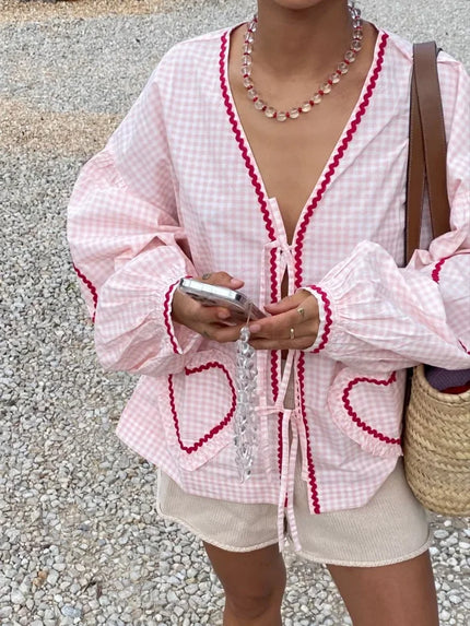 Mila™ | Heart Blouse - Novela New York