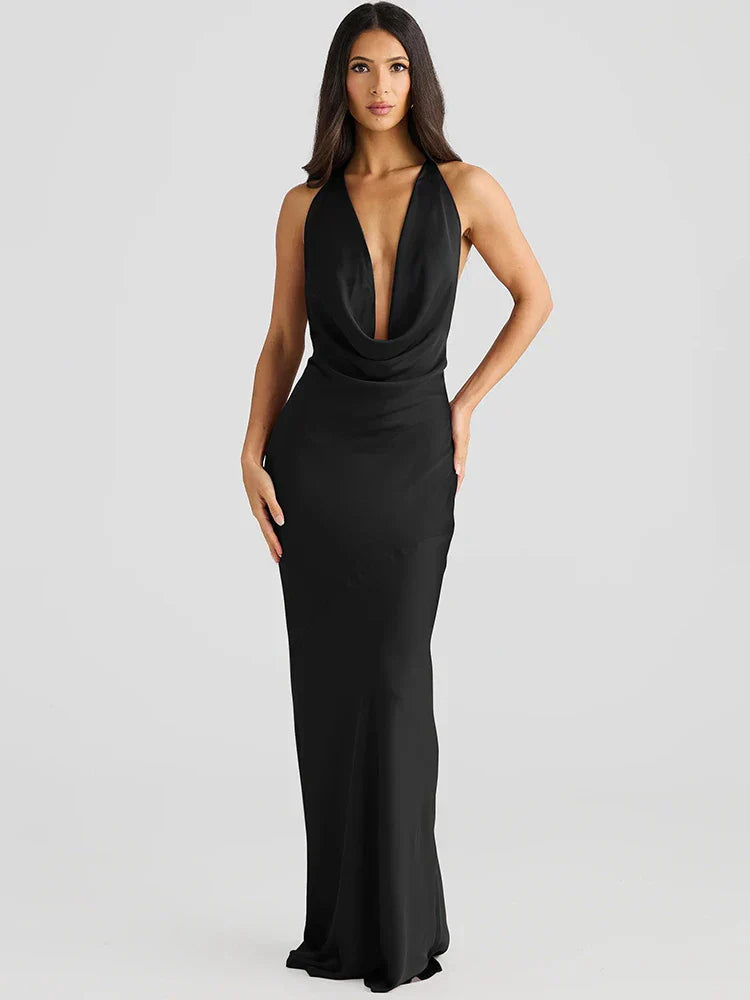 Madelina | Seduction & Fluidity Halter Dress - Novela New York