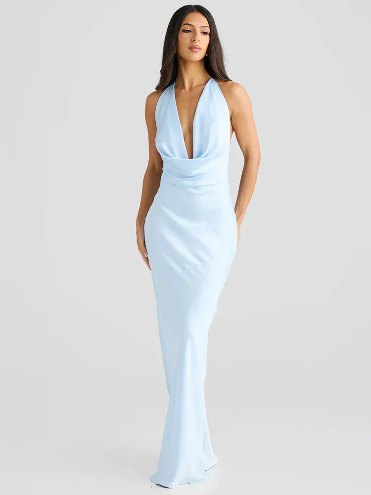 Madelina | Seduction & Fluidity Halter Dress - Novela New York