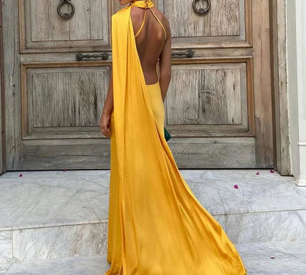 Amaya | Draped Dress & Solar Charisma - Novela New York