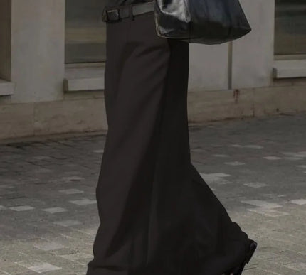 High-Waist H-Line Long Skirt - Novela New York