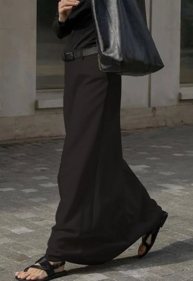 High-Waist H-Line Long Skirt - Novela New York