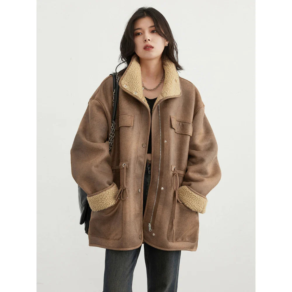 Women’s Reversible Suede-Look Jacket - Novela New York