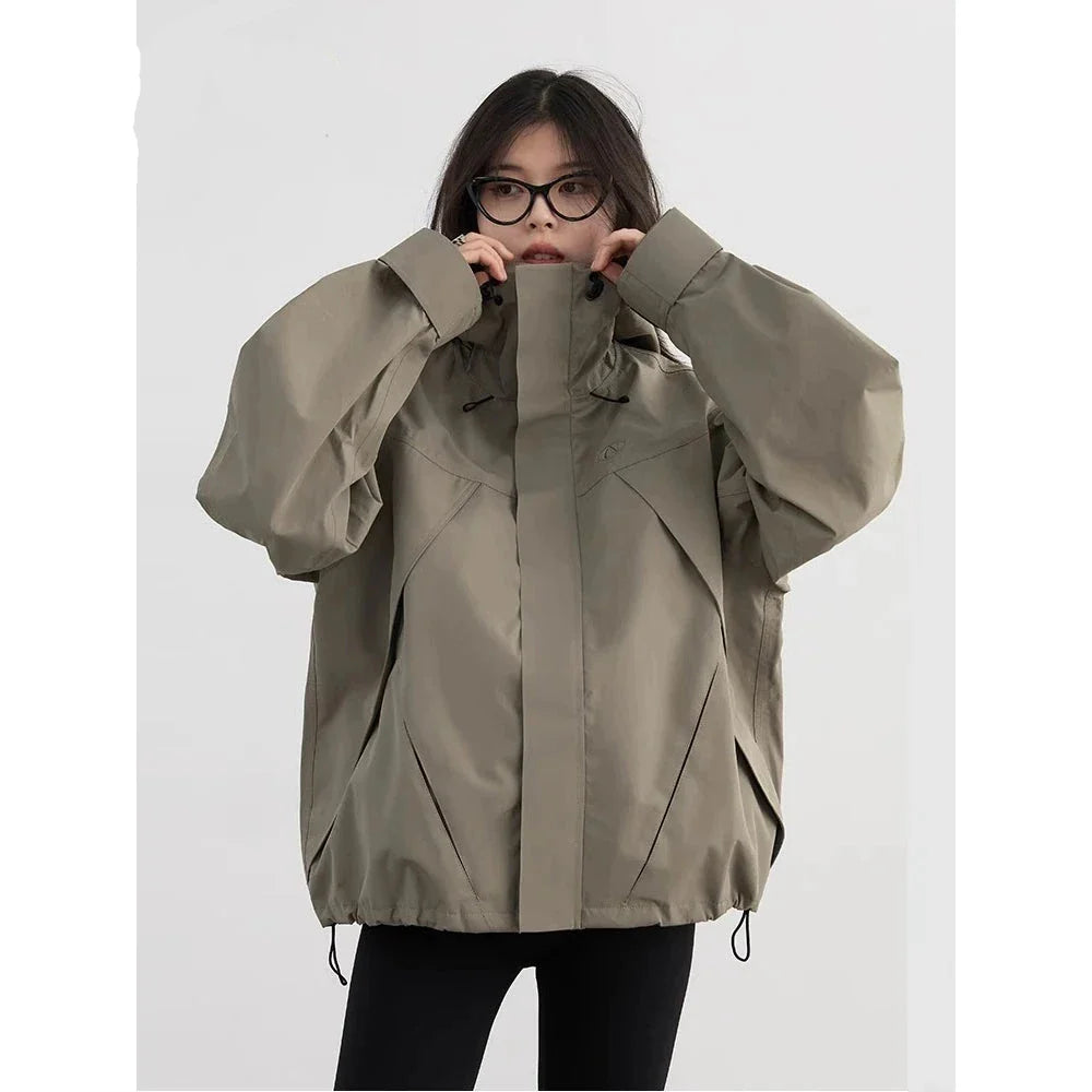 Women’s Hooded Short WindBreaker Jacket - Novela New York