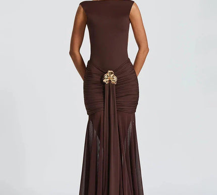 Selma | Sculpted Mermaid Gown - Novela New York