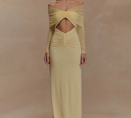 Aylin | Off-Shoulder Dress & Sculpting Detail - Novela New York