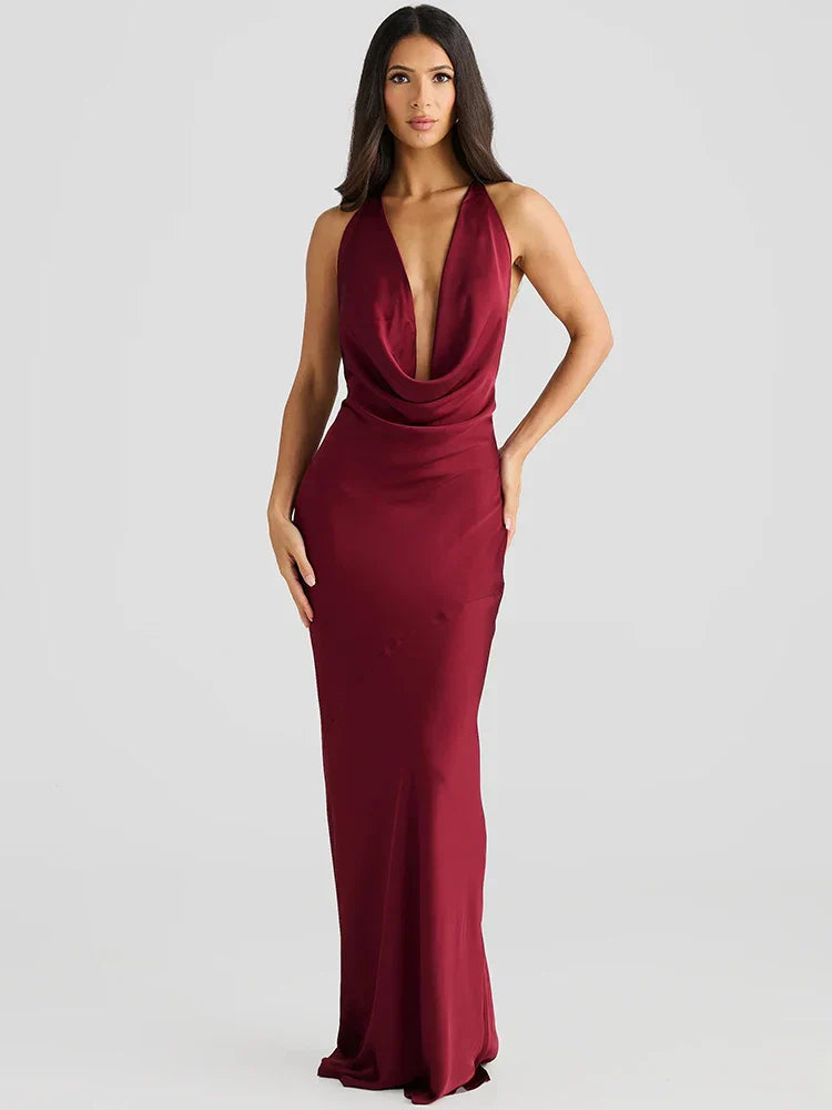 Madelina | Seduction & Fluidity Halter Dress - Novela New York