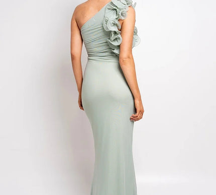 Liora | Asymmetrical Floral Dress & Sculpting Appeal - Novela New York