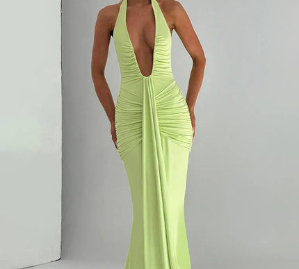 Riva | Deep V-Neck & Dazzling Drop - Novela New York