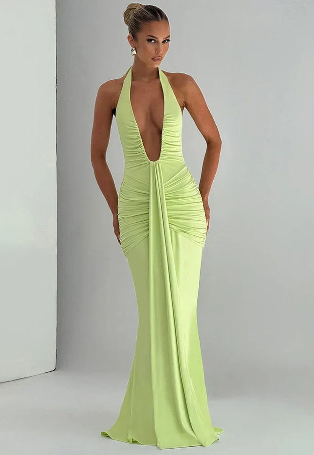 Riva | Deep V-Neck & Dazzling Drop - Novela New York
